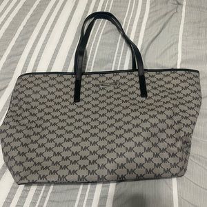 Michael Kors Authentic Shoulder Bag, Black Logo Bag